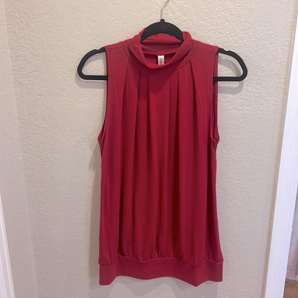 Dressy red tank